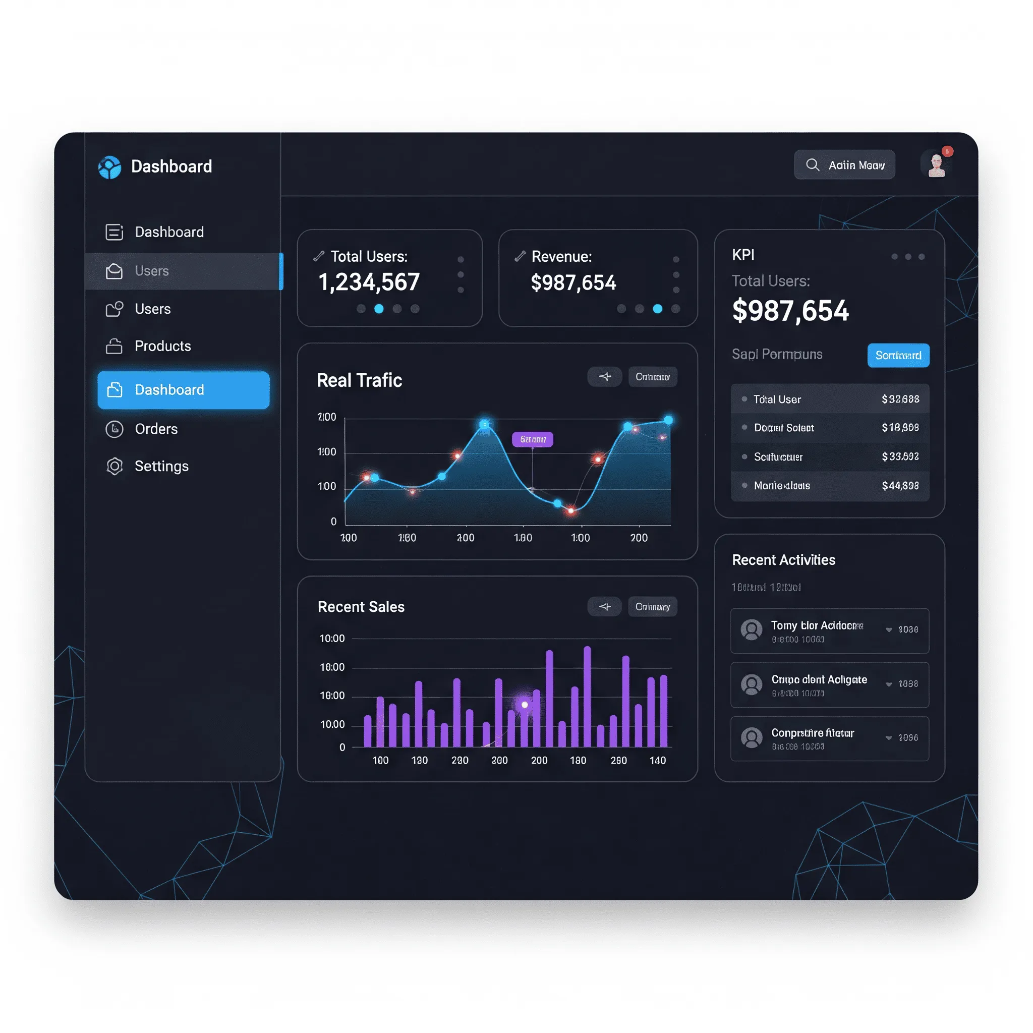 desktop preview of admin panel role management interface with permission settings