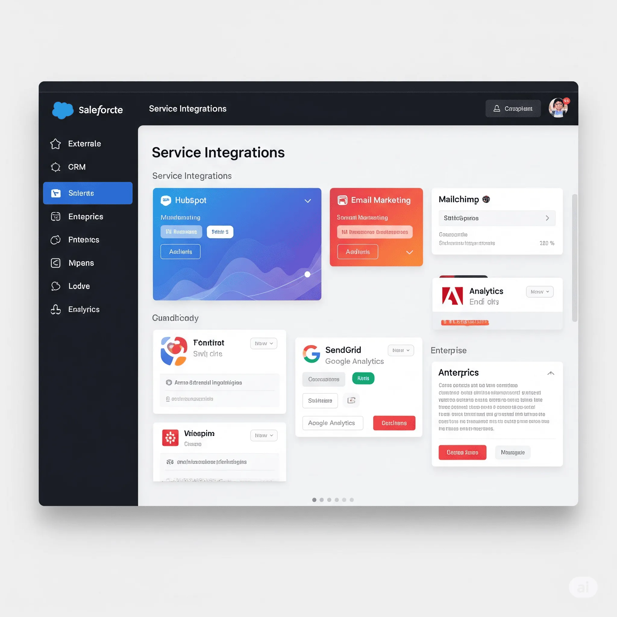 desktop preview of email automation workflow integrated with corporate website forms