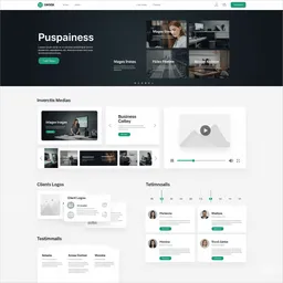 desktop preview of interactive gallery slider with smooth transition animation