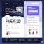 desktop view of homepage with hero banner and top navigation menu