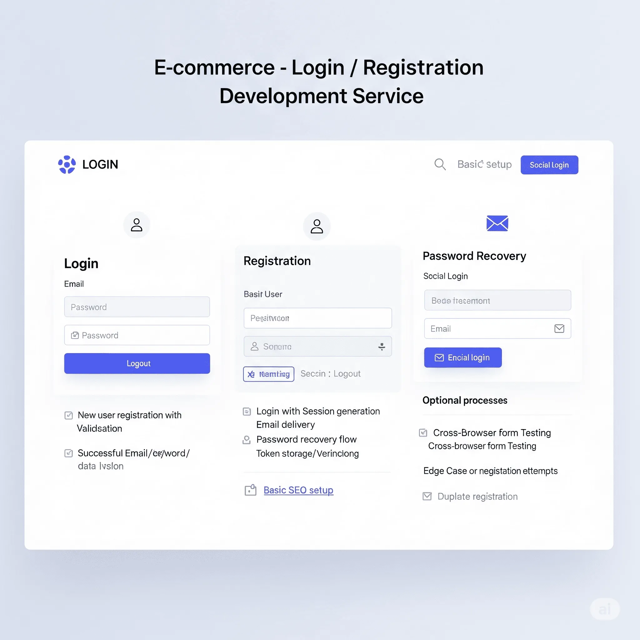 desktop version of user registration form showing fields for name, email, and password