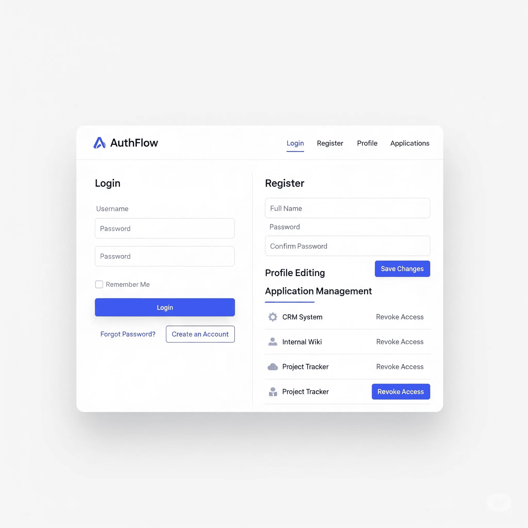 desktop preview of two-factor authentication setup screen for enhanced security
