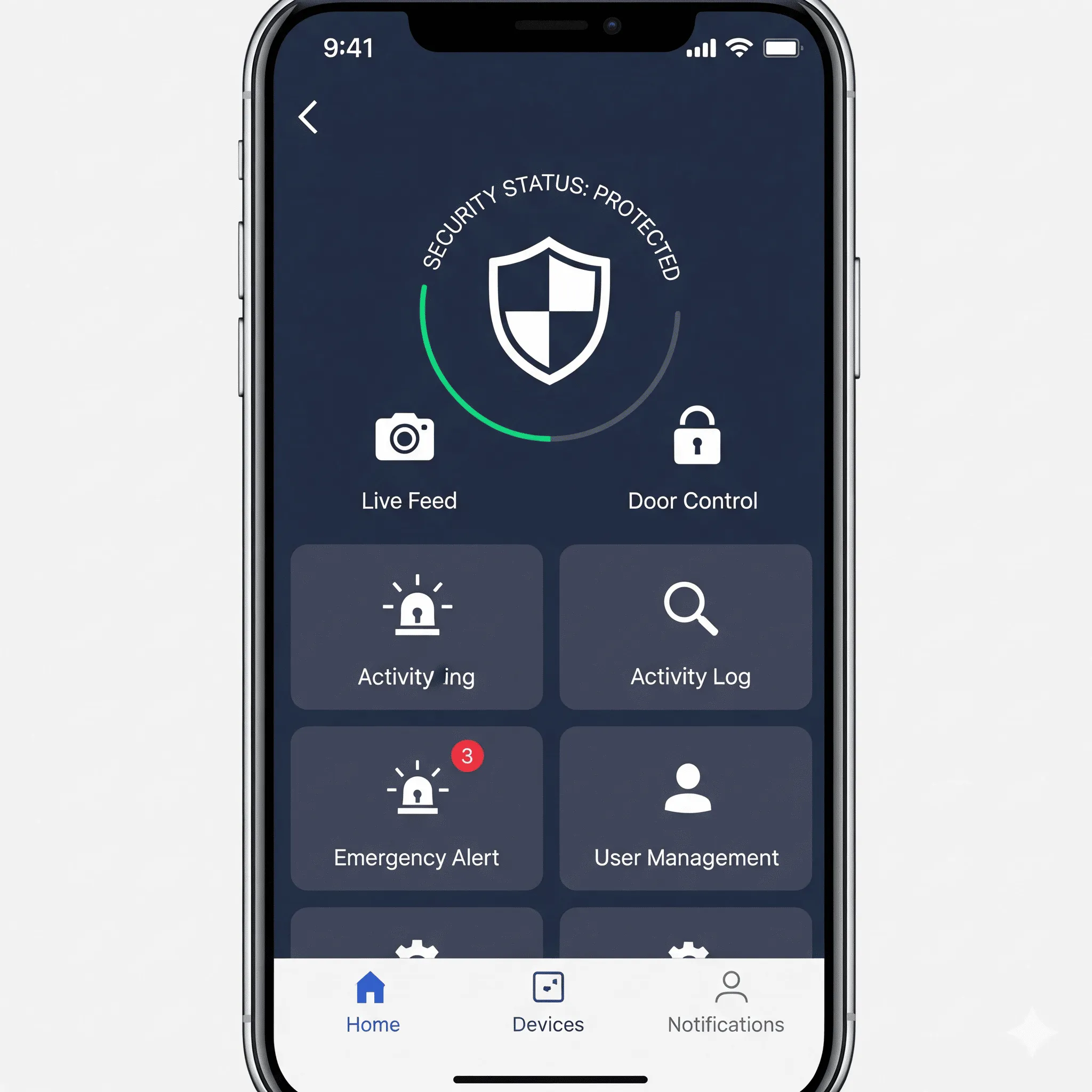 mobile screen demonstrating fingerprint-based biometric login prompt