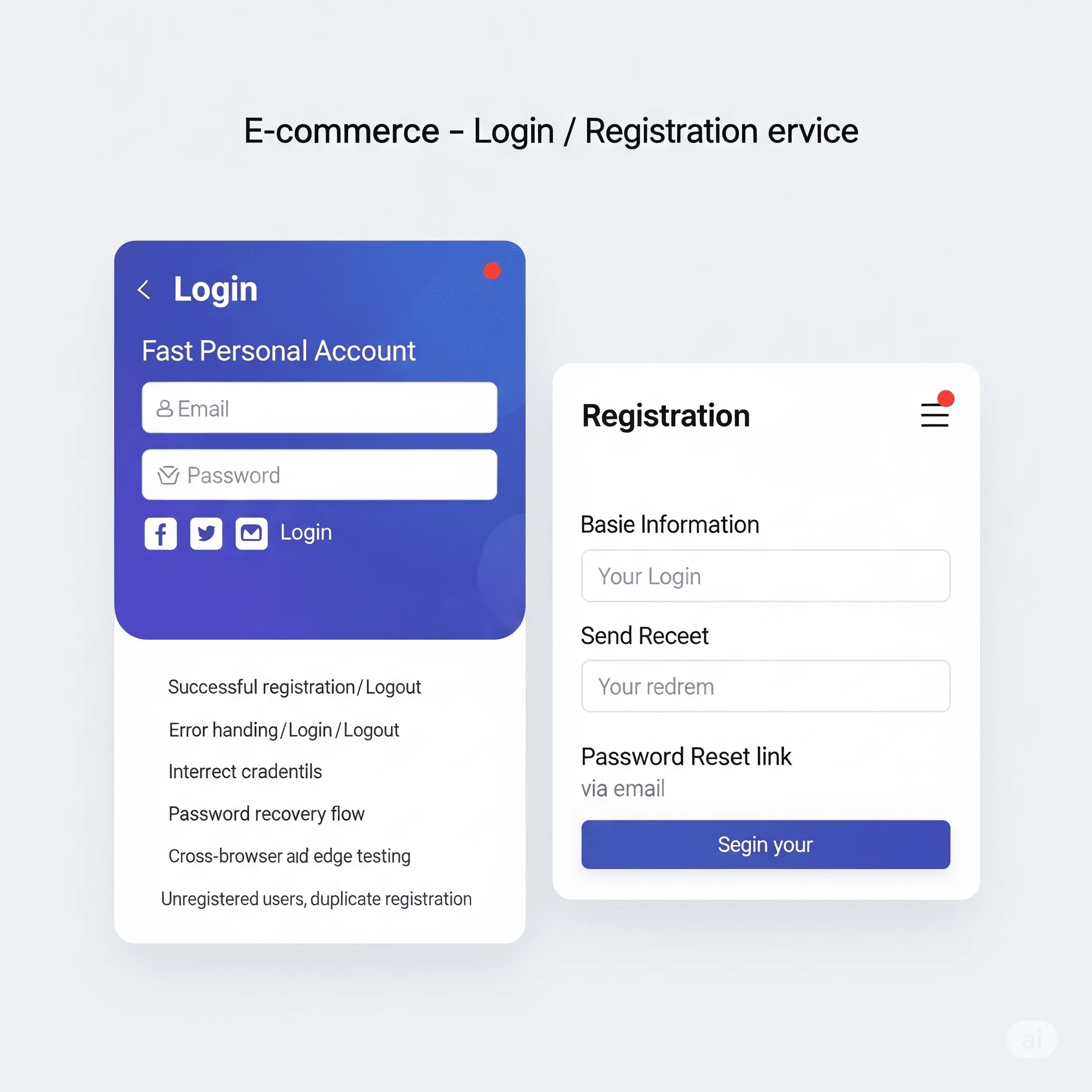 mobile-friendly login form with large input fields and tap-friendly login button
