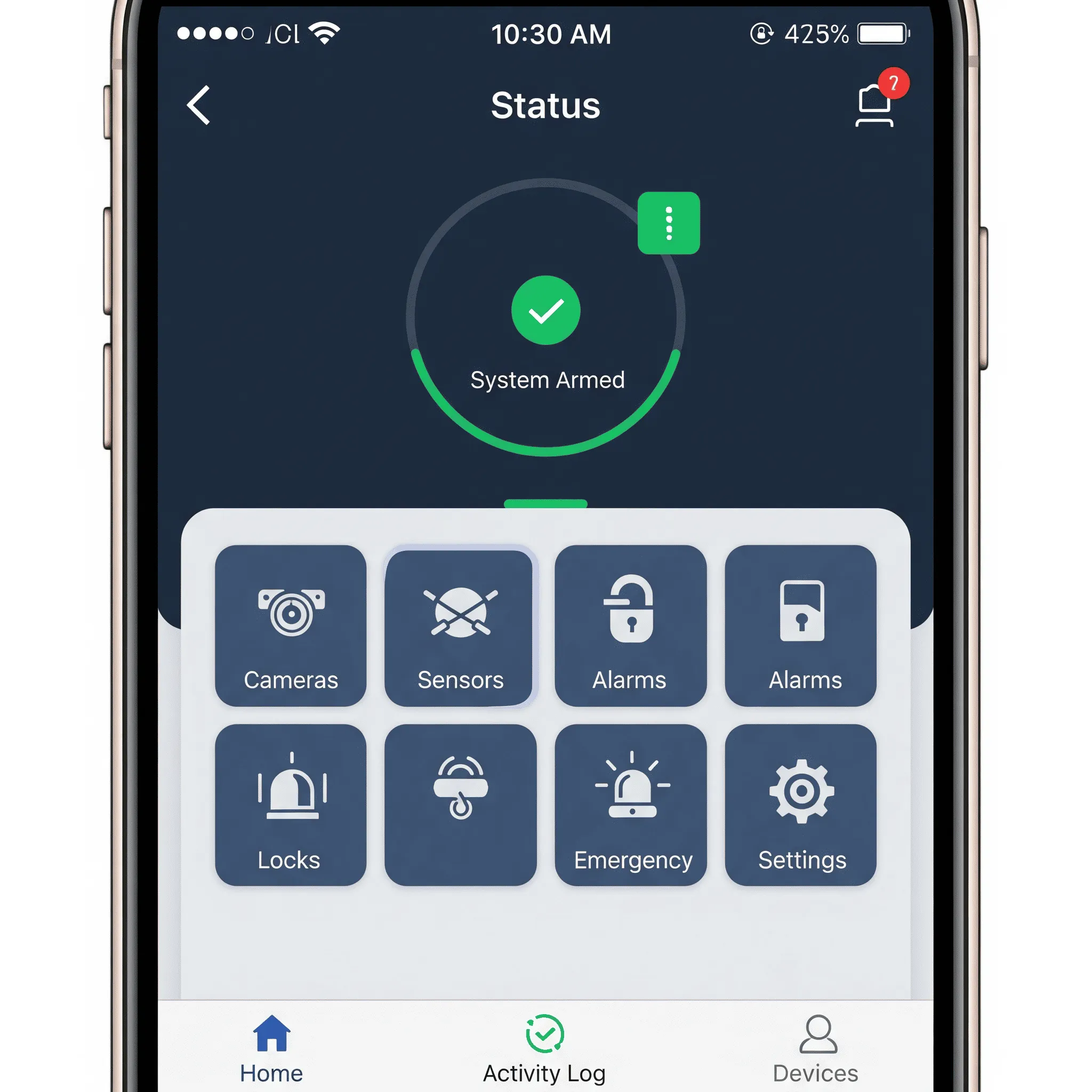 mobile interface for password recovery with secure email verification step