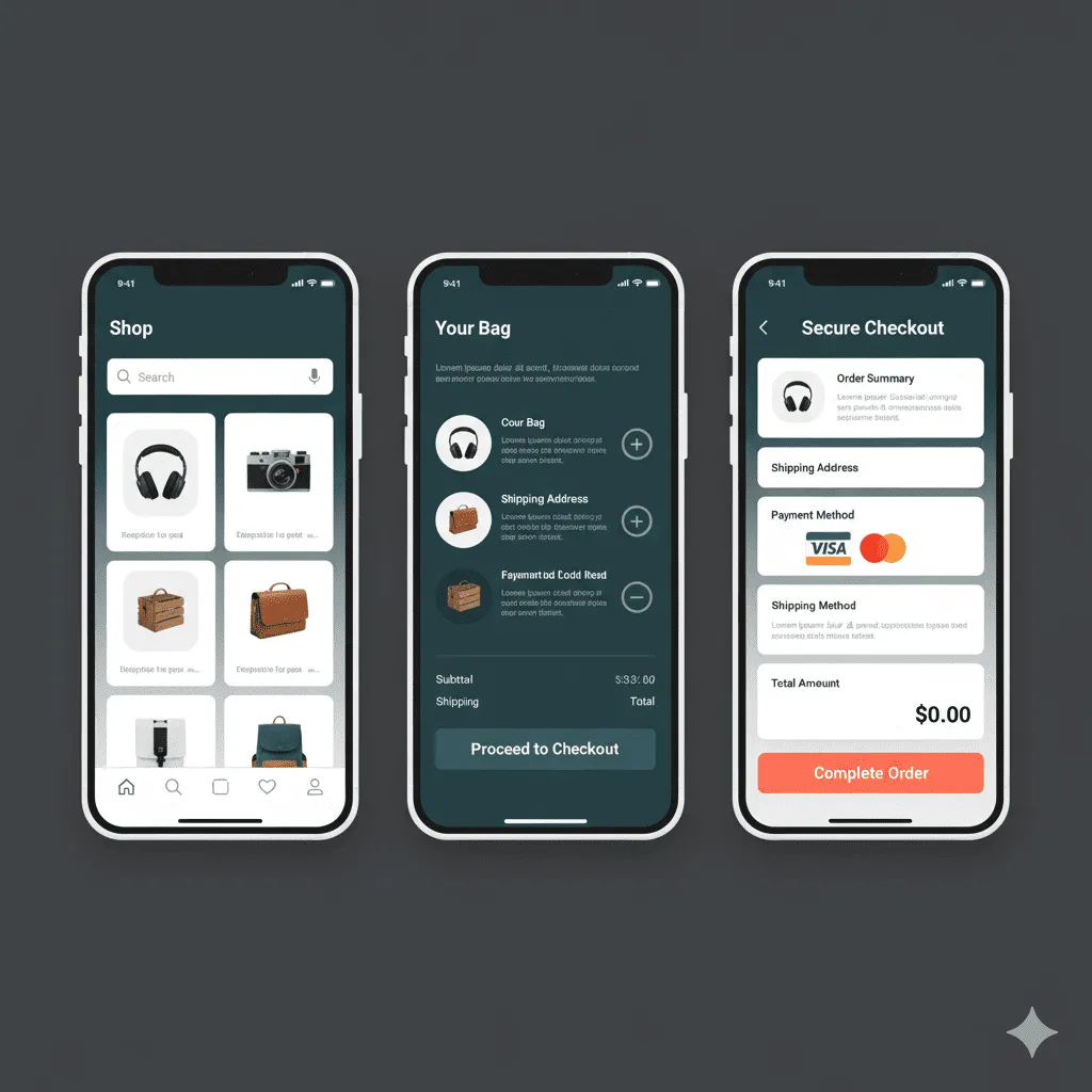 mobile display of successful payment confirmation screen with order number and tracking option