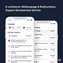mobile screen showing instant currency conversion and price update after selection