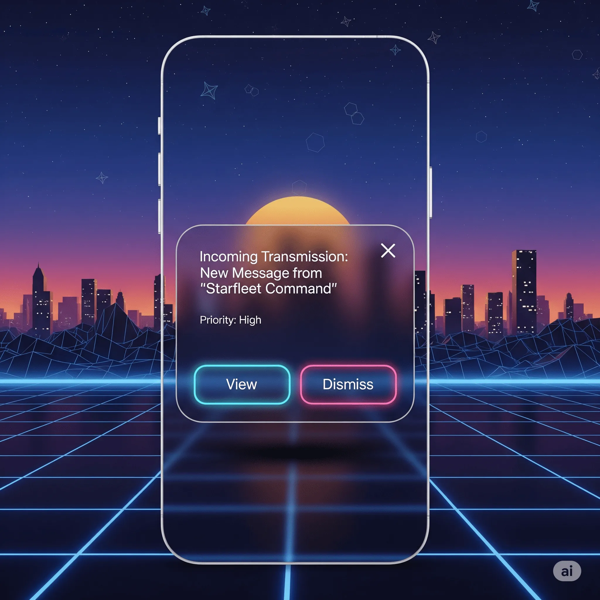 mobile view of push notification analytics dashboard showing open rates and delivery statistics