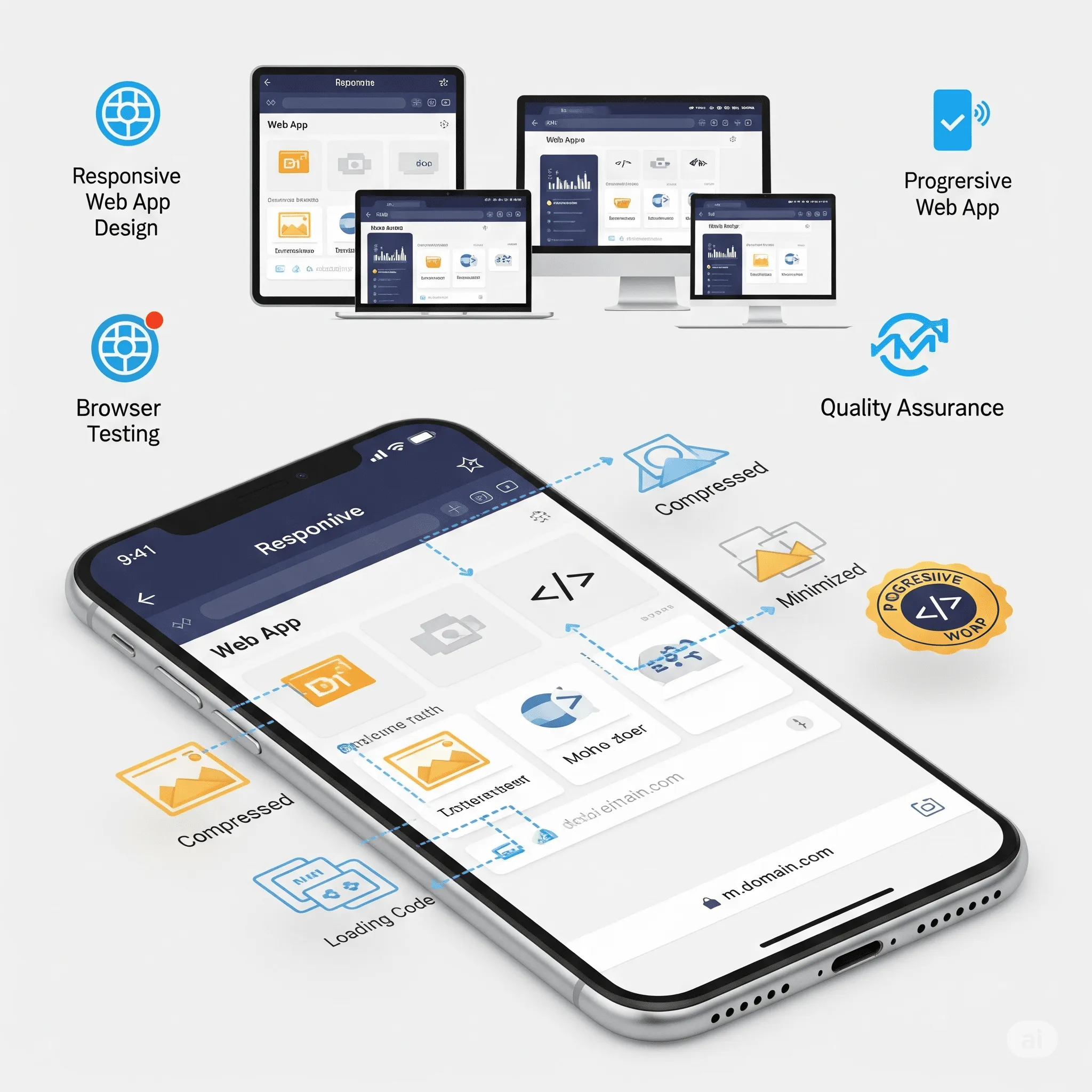 mobile screenshot highlighting interactive elements optimized for small screens and smooth user experience