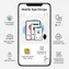 mobile preview of touch-friendly responsive interface with intuitive navigation and adaptive buttons