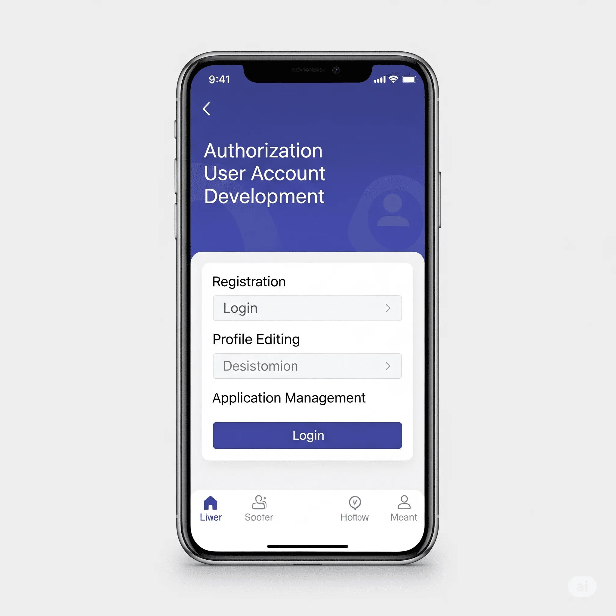 mobile view of fast and responsive login form with one-tap access